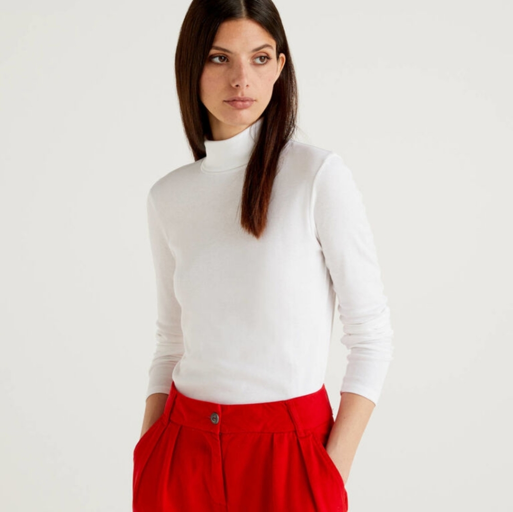 United Colors of Benetton 100% cotton turtleneck